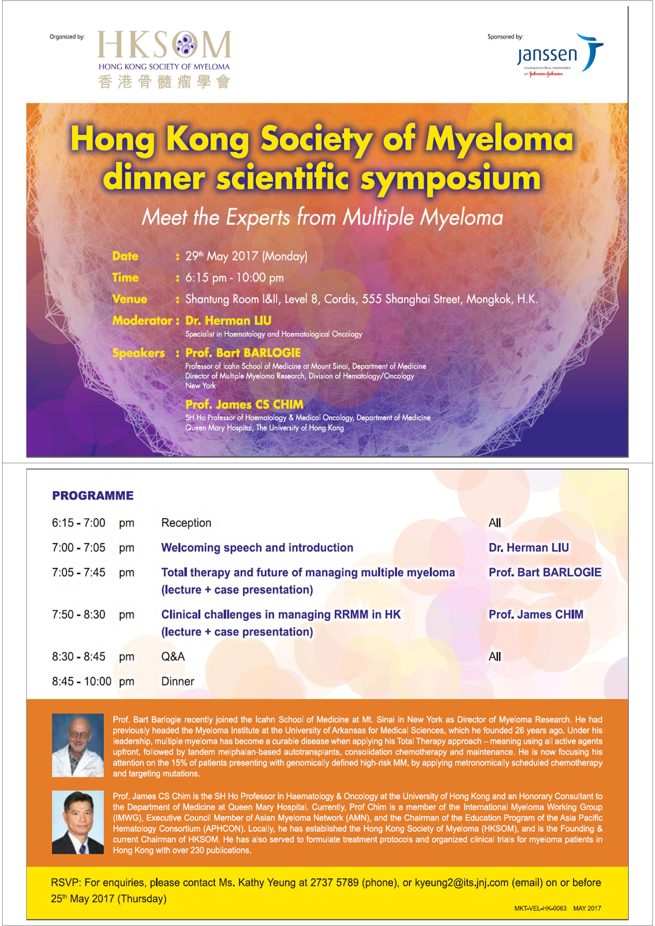 Scientific Symposium – Meet the Experts from Multiple Myeloma